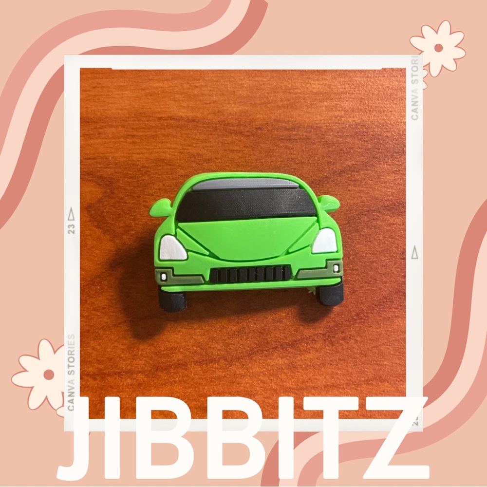 🌸5/$10 Green Car Jibbit / Shoe Charm